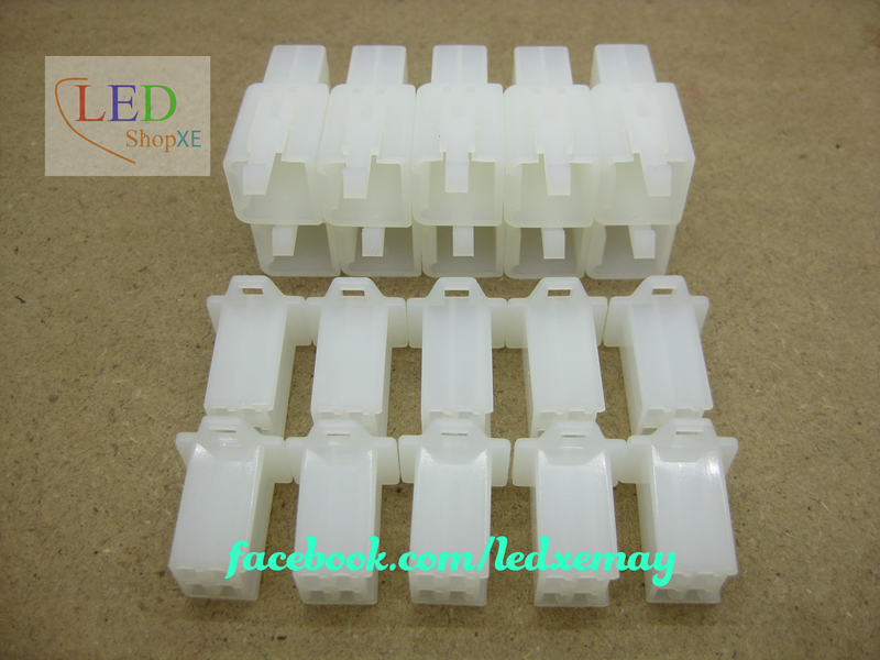 10 bộ Jack cos 4P Trắng