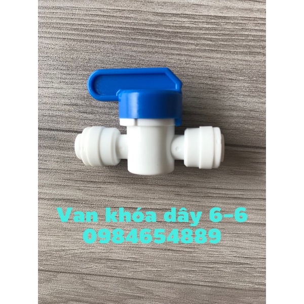 Van khóa nước dây 6-6 / van xả tay khóa dây 6-6