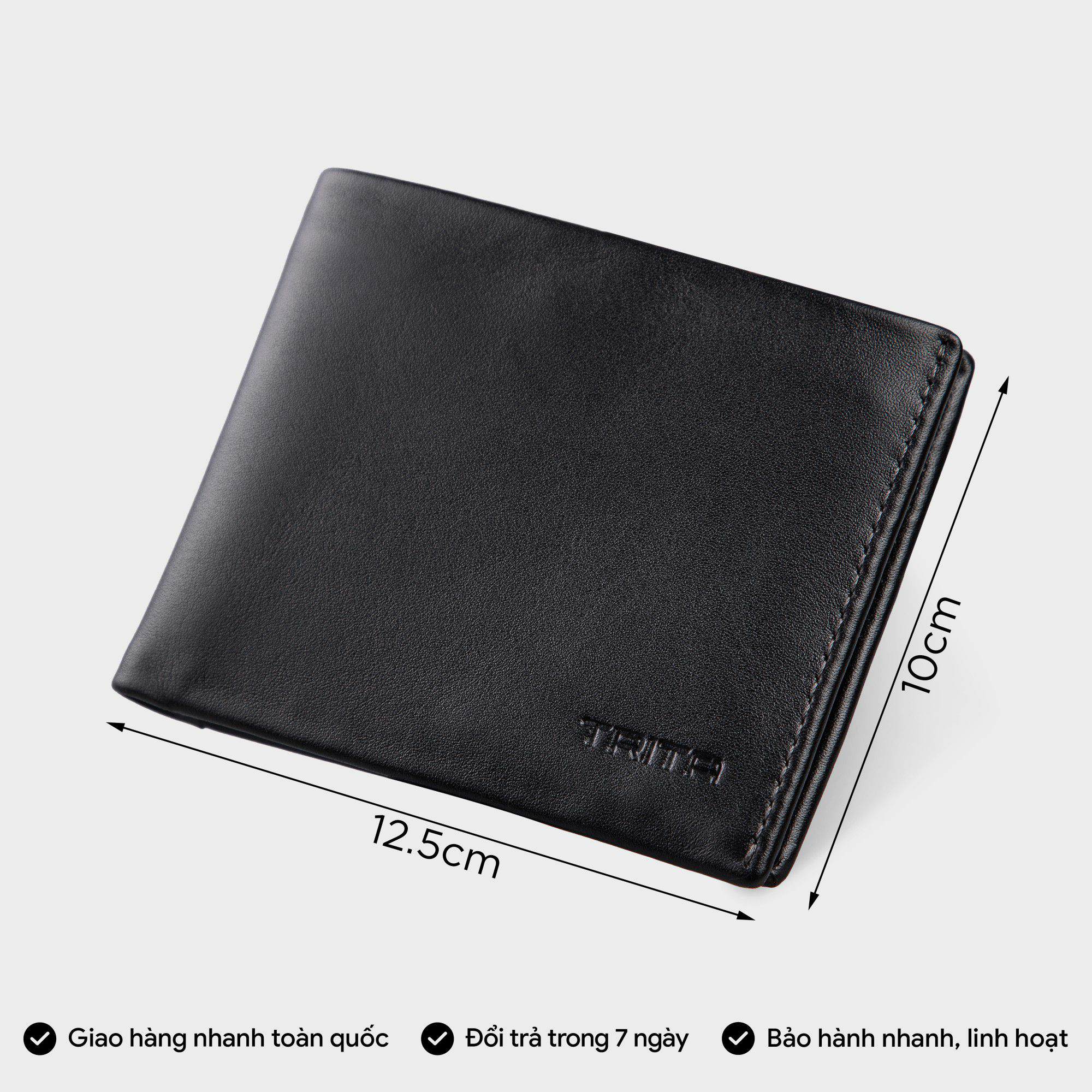 Ví nam thời trang da bò thật TRITA RVN04