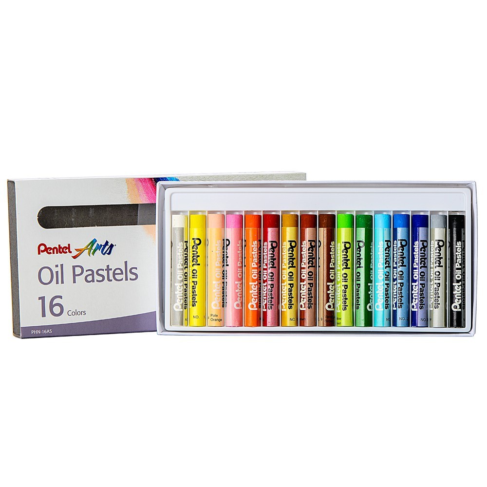 Màu Sáp Dầu Oil Pastel, Phấn Dầu Pentel