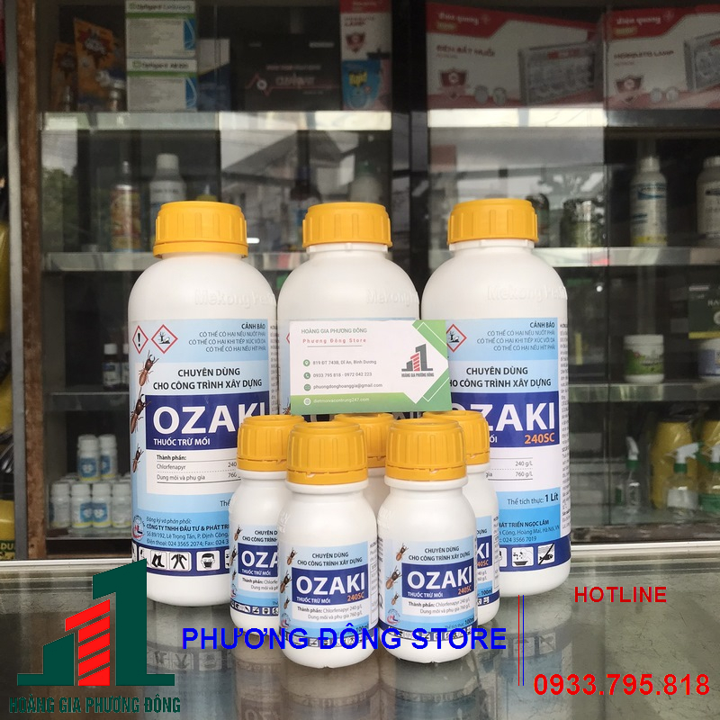 Thuốc diệt mối và phòng mối Ozaki 240SC (Chai 100ml)