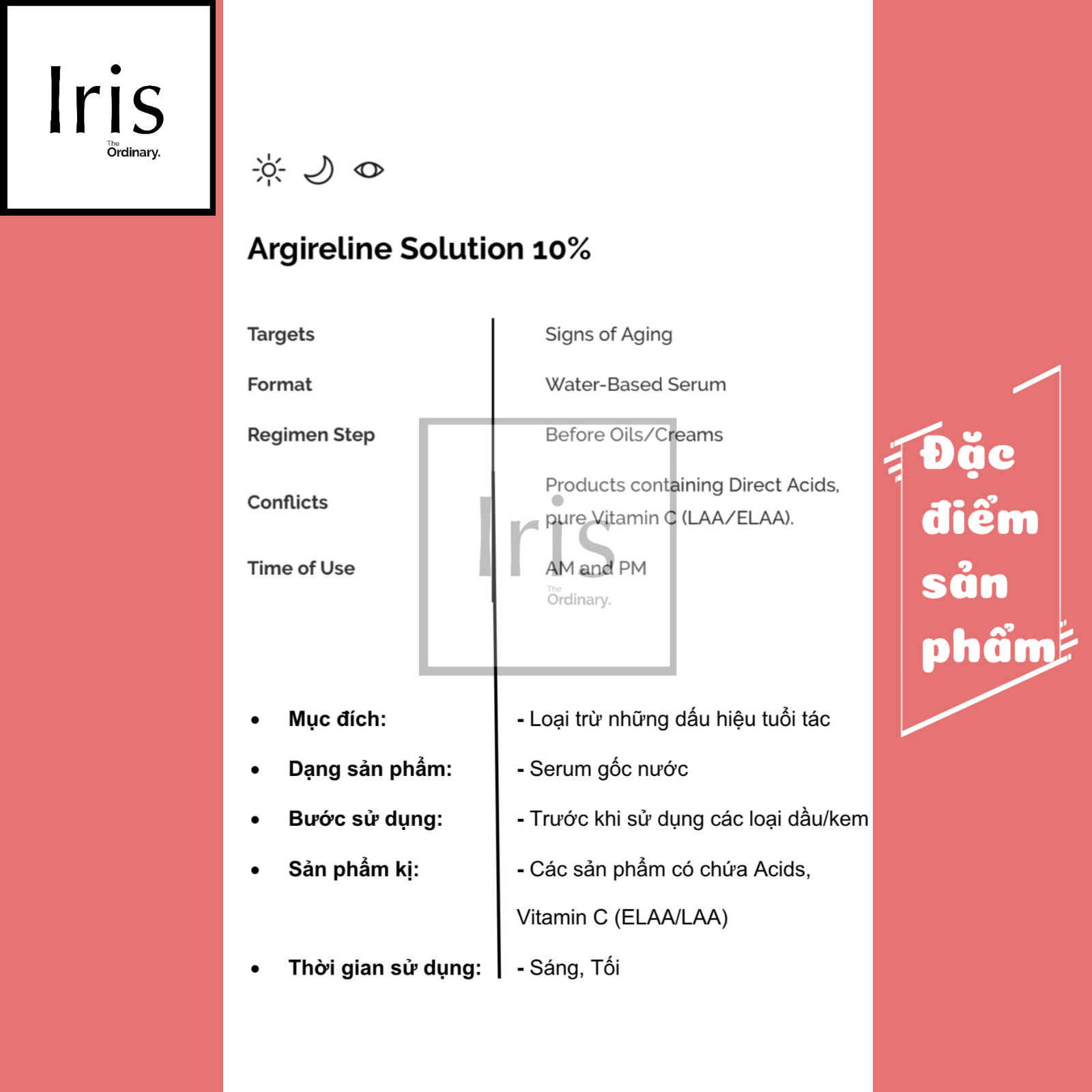 (BILL CANADA) Serum chống lão hoá - Argireline Solution 10% (30ml) - The Ordinary.