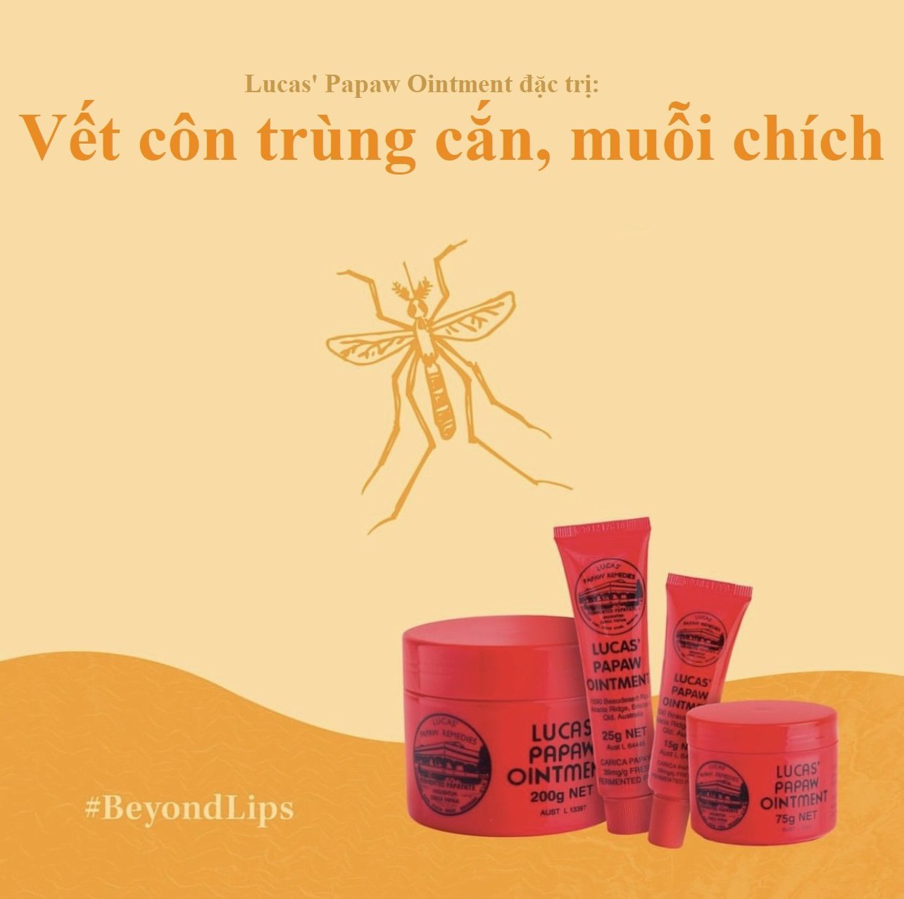 Kem đa năng Lucas papaw ointment đu đủ 25gr Úc