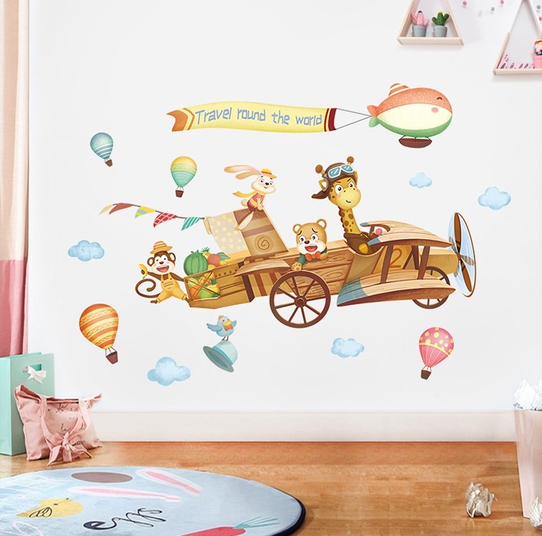 Decal dán tường Bay vào không gian - T21 -kiddecals