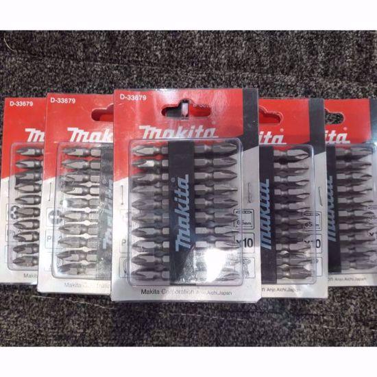 PH2X65mm Bộ mũi vít 10 chi tiết MAKITA D-33679