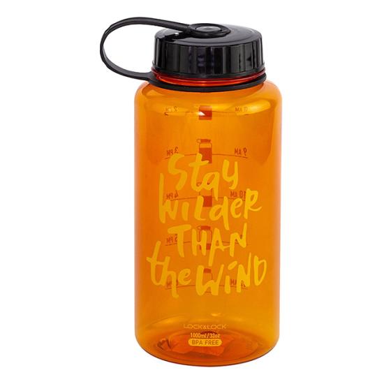 [HCM][HÀNG CHÍNH HÃNG] Bình nước thể thao Lock&Lock 1L - màu cam ABF610OBK