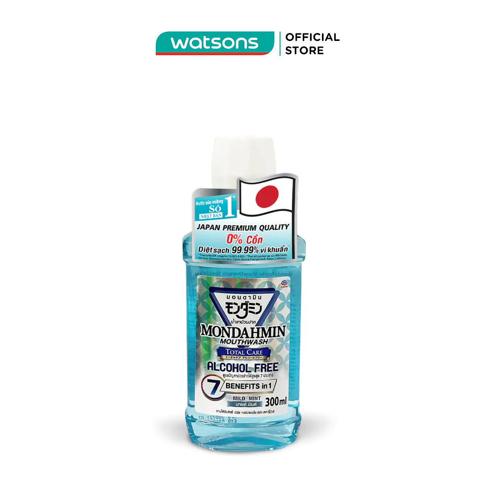 Nước Súc Miệng Mondahmin Alcohol Free 300ml