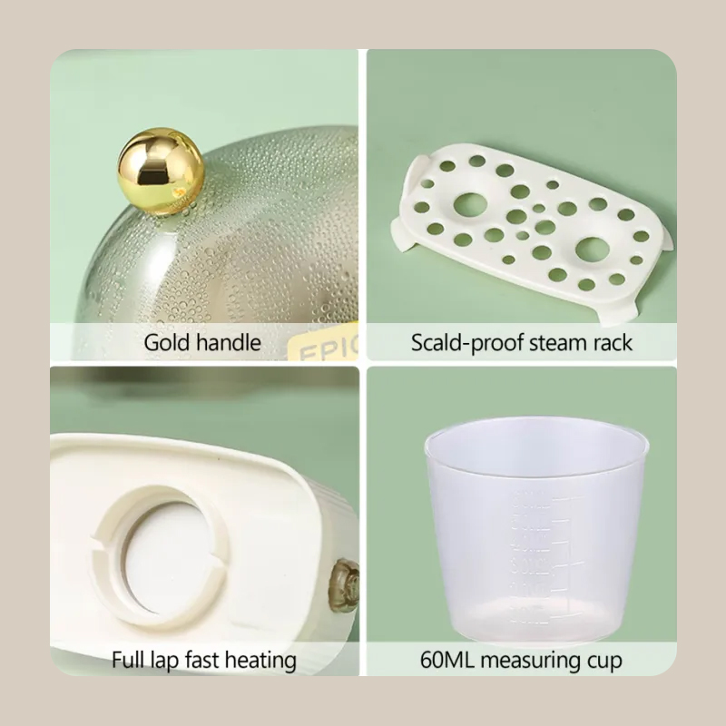 Mini Egg Steamer, Mini Egg Steamer, Convenient Egg Steamer, Super Fast Egg Steamer, Mini Egg Boiler