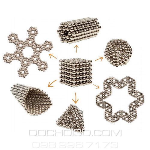 Nam Châm BuckyBalls Tròn Kèm Hộp (cỡ 5mm, 216 viên)