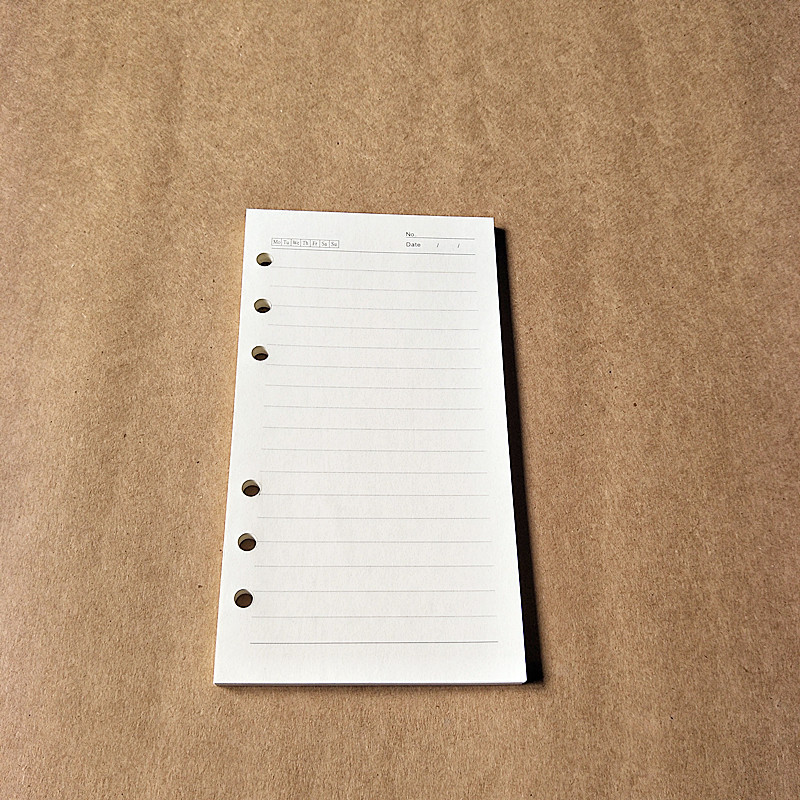 Ruột sổ còng/Giấy refill cho Binder 6 lỗ size A5/A6