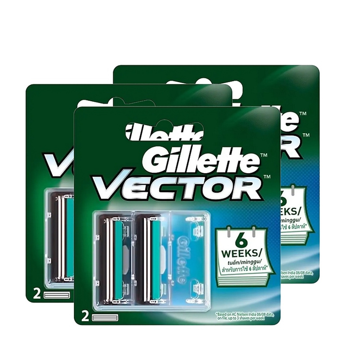 Cán dao cạo Gillette vector, Lưỡi dao cạo Gillette vector