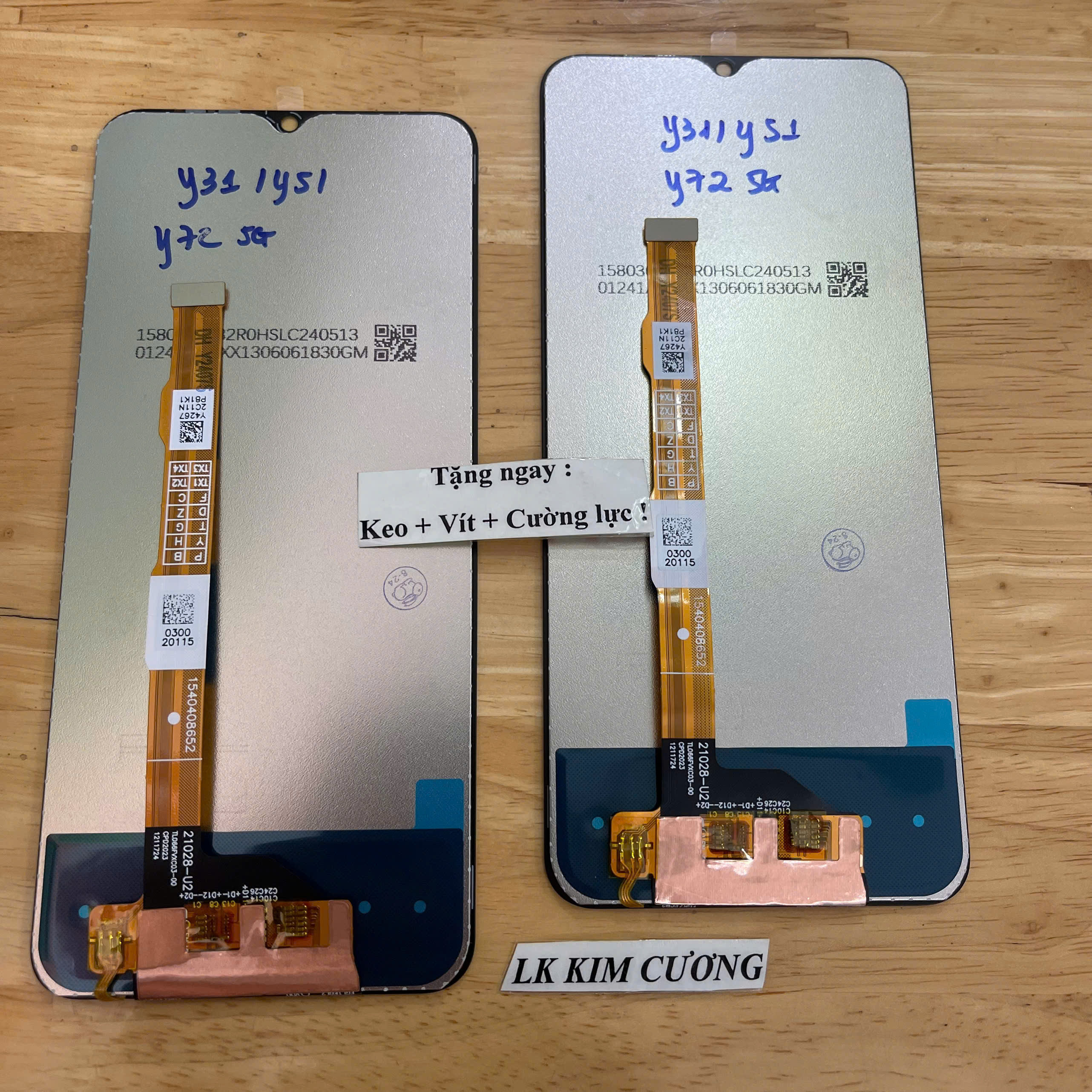 Màn hình tương thích vivo Y72 - 5G ( Y51- 2020 / Y52/ Y31 2020/ Y53S) - MÀU ĐEN