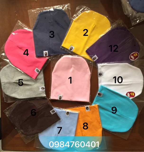 Mũ Cotton Cho Bé Sơ Sinh Đến 2 Tuổi