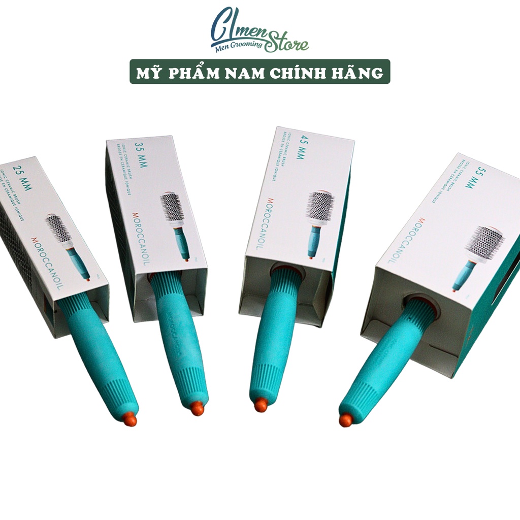 Lược tròn Gốm Moroccanoil Ionic Ceramic Brush (4 size)