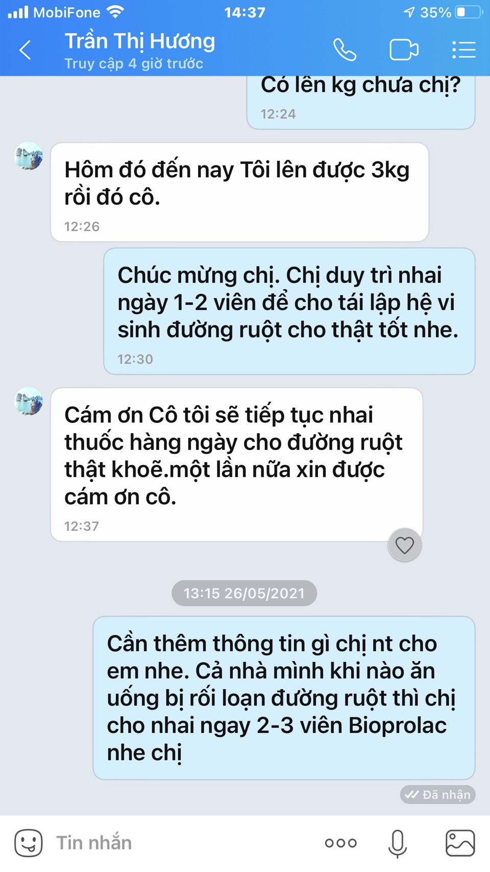 Viên nhai sức khoẻ Bioprolac Chewable