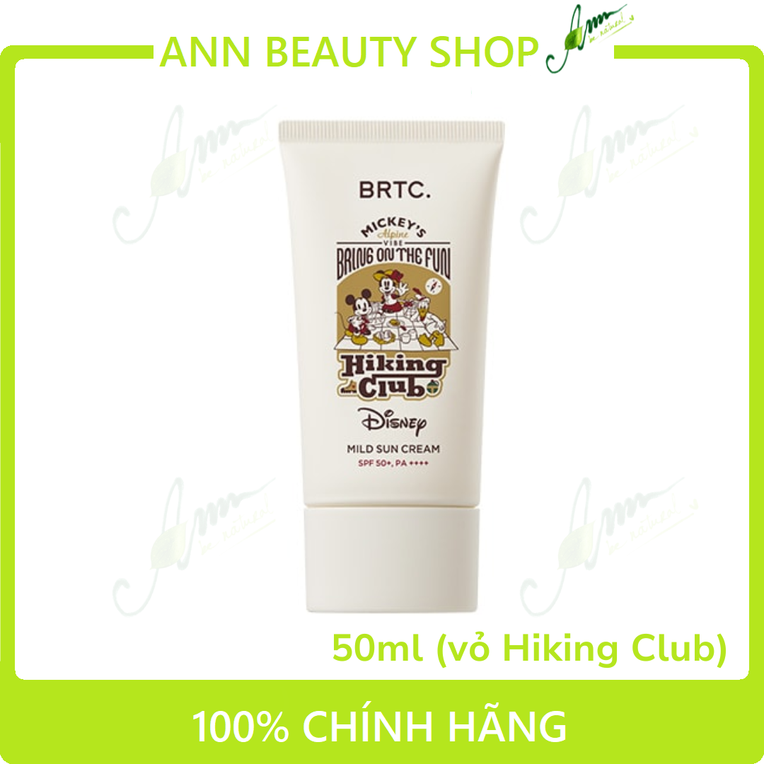 Kem chống nắng brtc mild sun cream 50ml spf 50+pa++++ phiên bản disney mickey mouse 50ml
