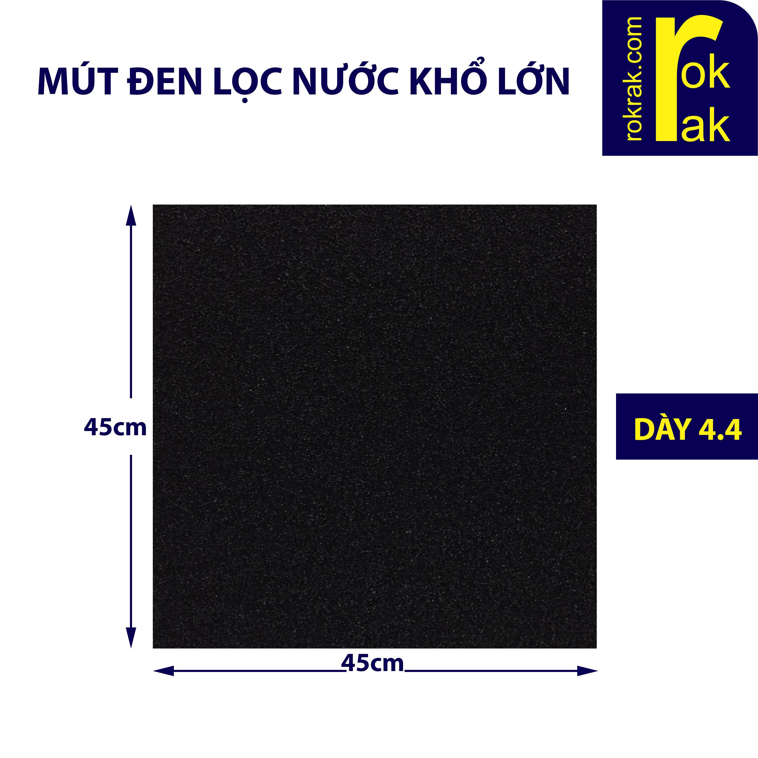 Mút đen lọc nước Hồ cá Khổ lớn