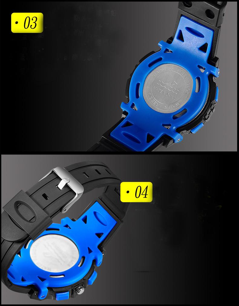 Đồng hồ trẻ em dây nhựa Synoke 99268 đỏ