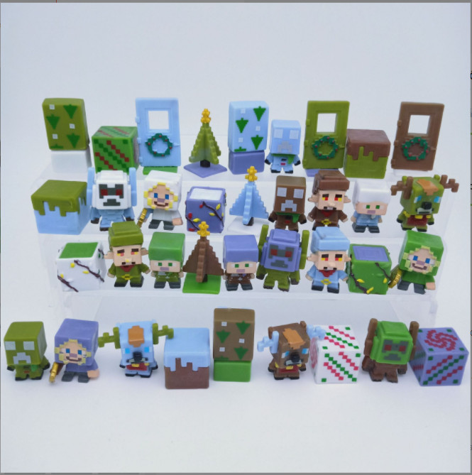random 10 nhân vật minecraft mini figure