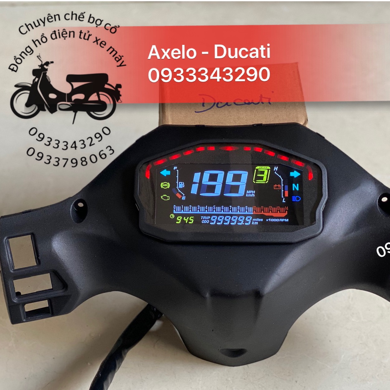 Trọn Bộ Bợ Cổ AXELO - DUCATI
