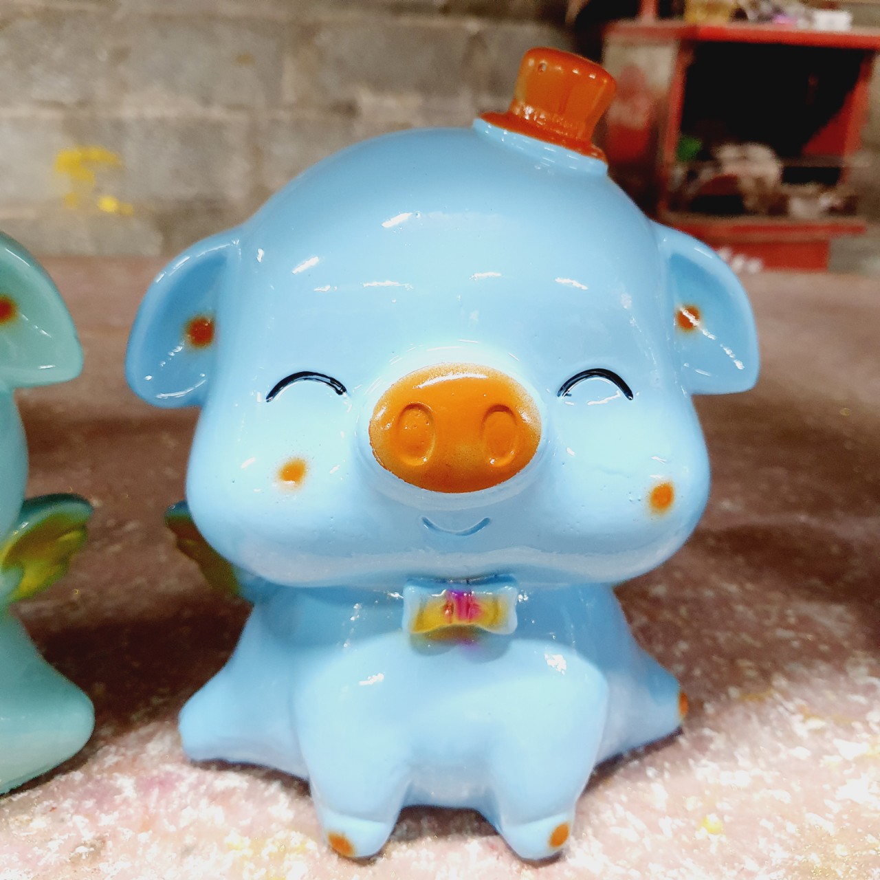 [Freeship Max] Heo đất đựng tiền hình heo thiên thần cánh [heodatyeuthuongonline]
