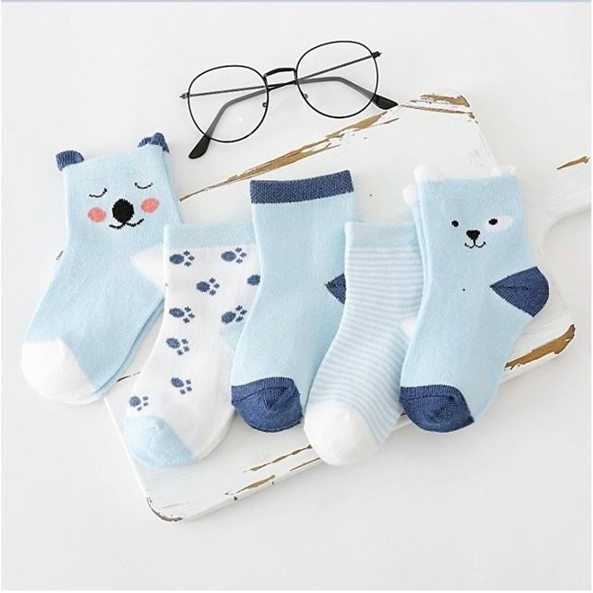 (1 Set = 5 Đôi) Tất Cao Cổ Cho Bé (Tất Lưới) Chất Cực Đẹp