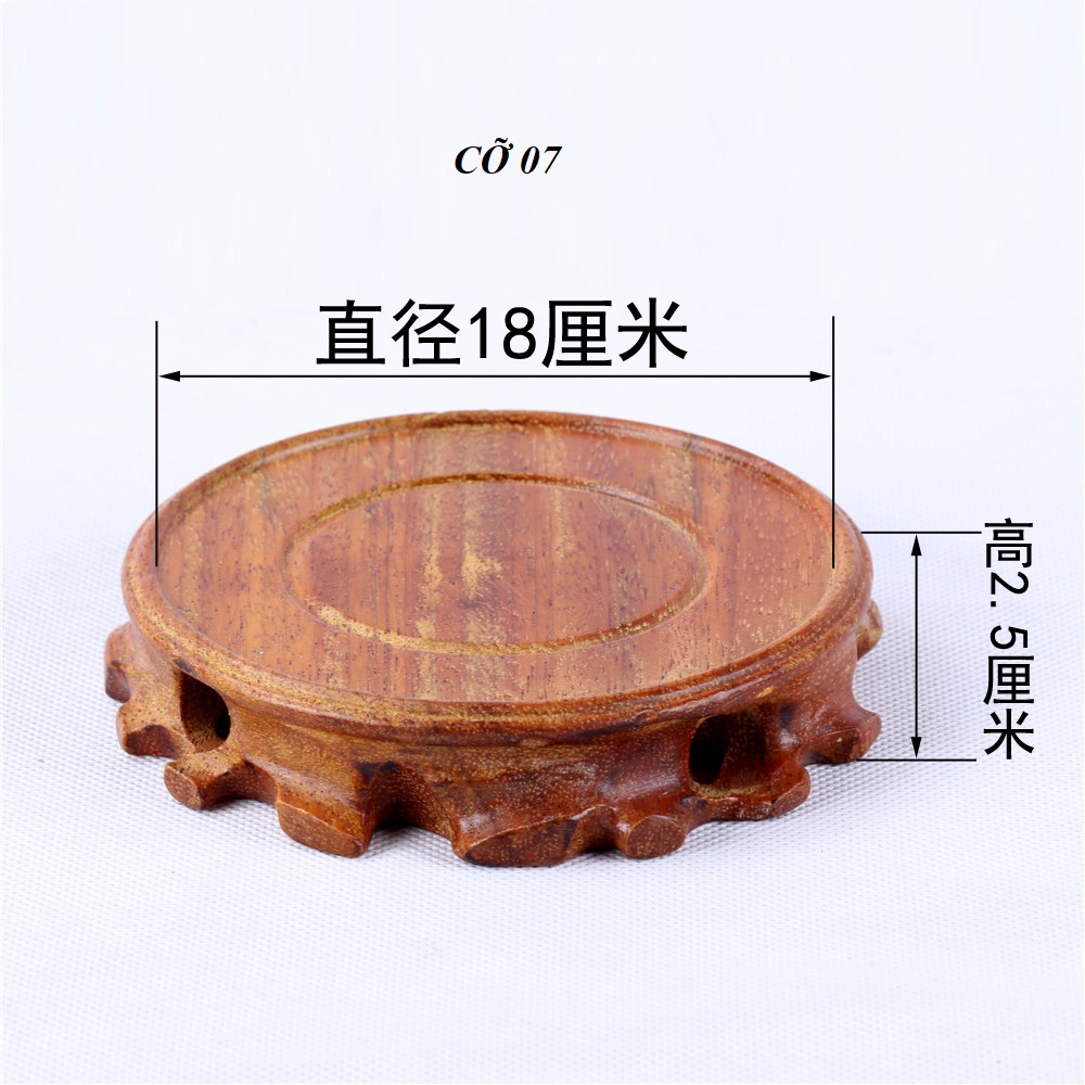 Đôn tầu bằng gỗ dùng kê ấm chén trà, lư hương, chậu cây bonsai với nhiều kích thước