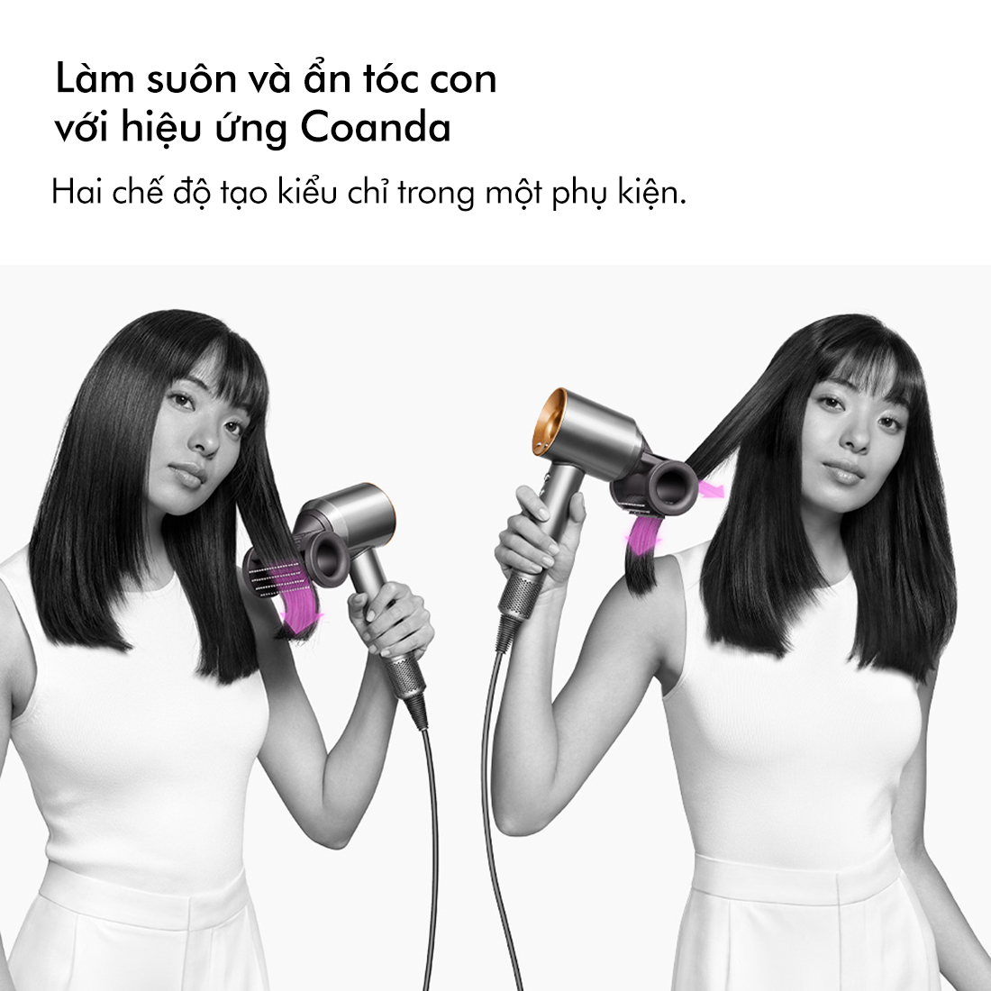 [Từ 20H 10.11: VC Lazada 1 Triệu + VC Dyson 300K] Máy sấy tóc Dyson Supersonic ™ HD15 (Xanh/Hồng Rose) - Hộp da đi kèm