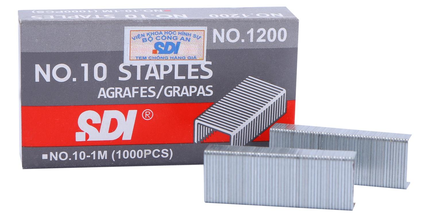 Kim bấm số 10 đủ thương hiệu PLUS-SDI Combo 4 hộp