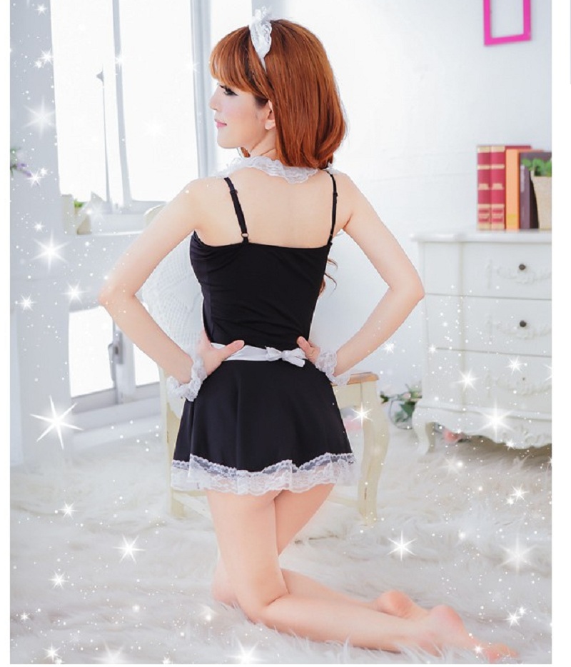 Váy Ngủ Dễ Thương Cosplay Cô Hầu Gái (MS9039)