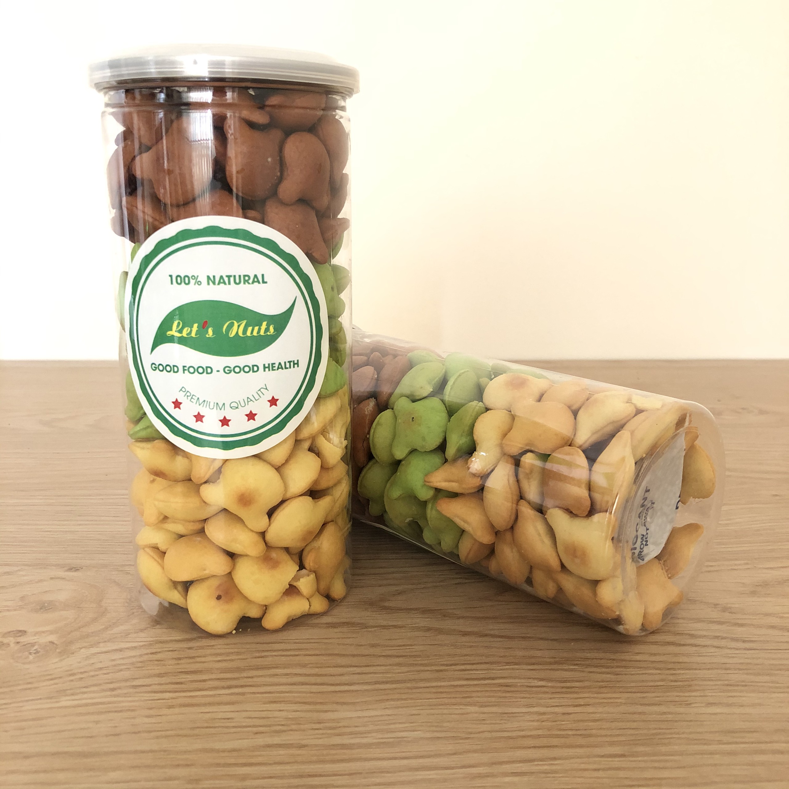 [HCM]Bánh gấu nhân kem tuổi thơ mix 3 vị lon pet 450g sang trọng hợp vệ sinh món quà ăn vặt tuyệt vời Susuto Shop