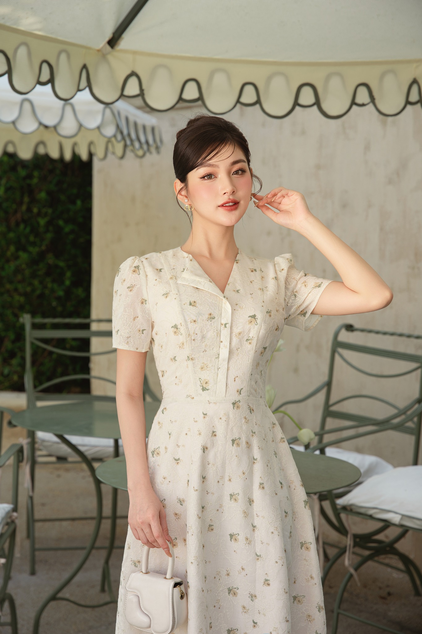 Voucher siêu sale 15% OLV - Đầm Bonie Fleur Dress