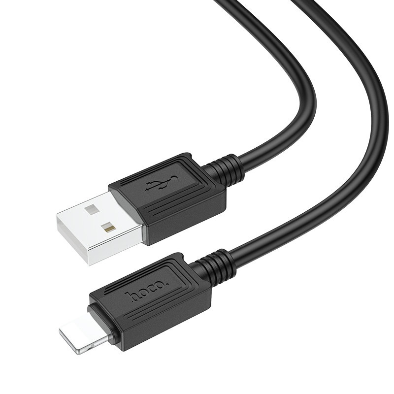 Cáp sạc 2.4A Hoco X73 Lightning dây dẻo siêu bền dài 1M cho iPhone