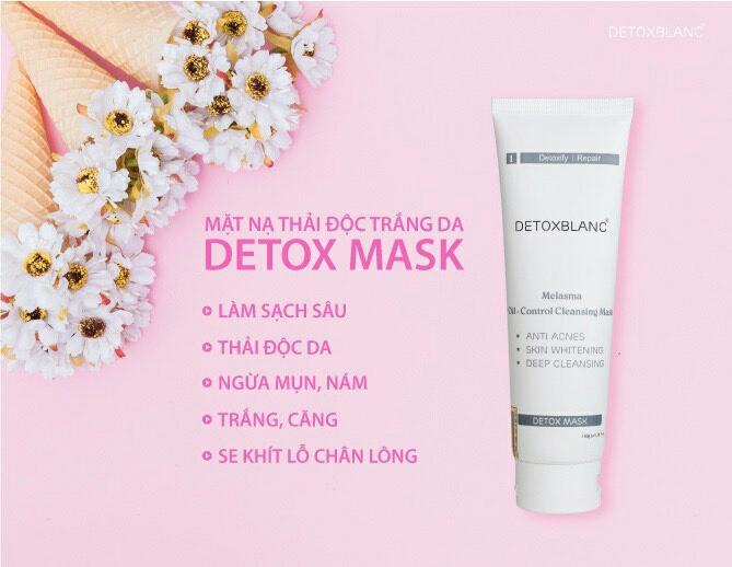 mặt nạ sủi bọt thải độc da Detox Blanc