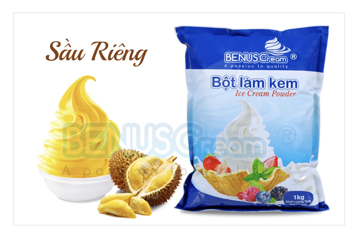 Bột Làm Kem Tươi - Vị Sầu Riêng