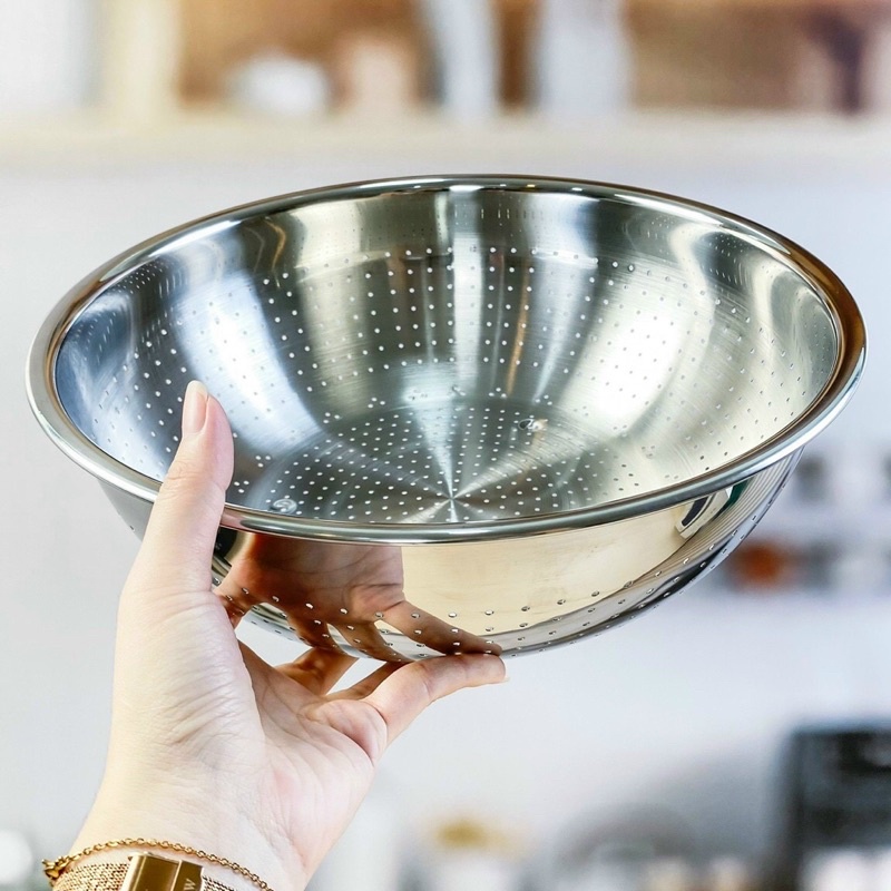 RỔ INOX 30cm QUÀ TẶNG TỪ VINAMIL ,  FIVE STAR