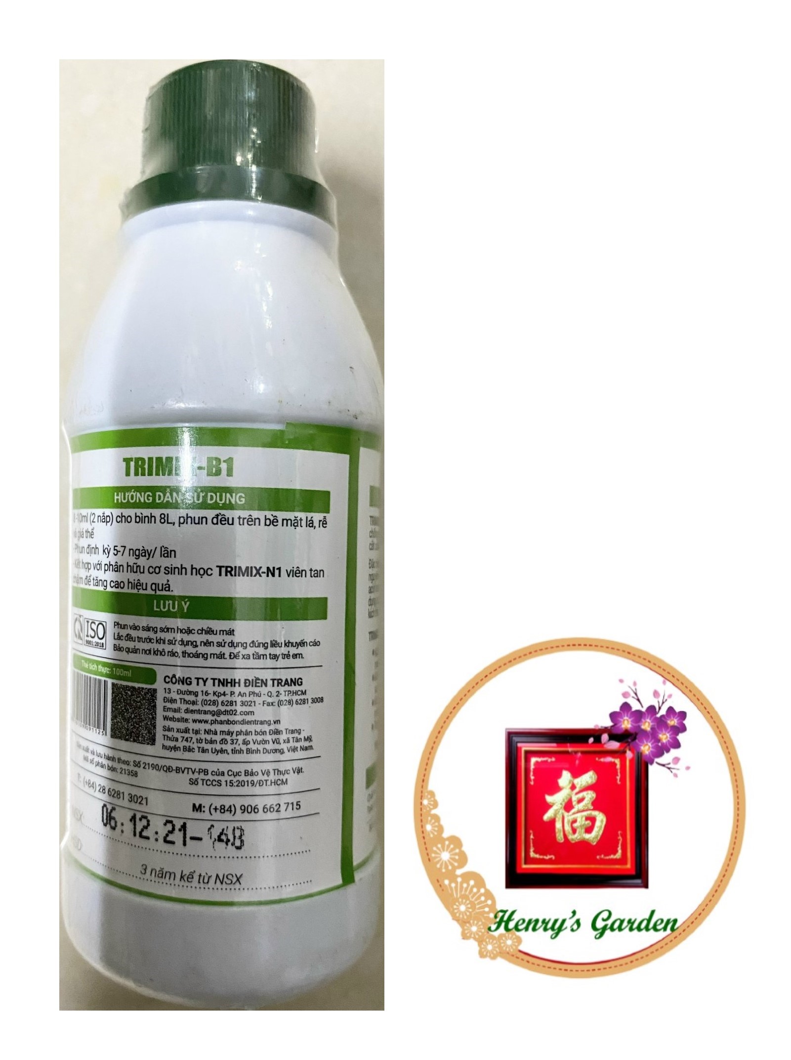 Trimix-B1 Kích rễ lan - Phân Bón Hữu cơ - #609A# 100ml