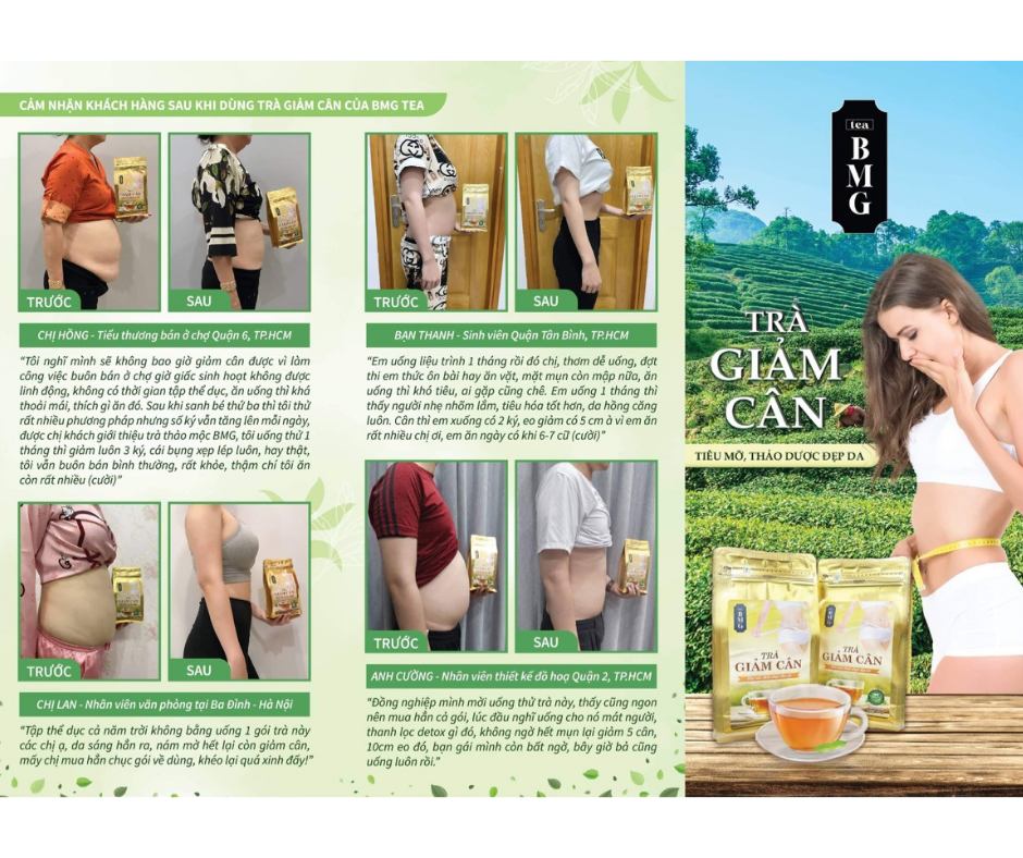 Trà Thảo Mộc Giảm Cân BMG