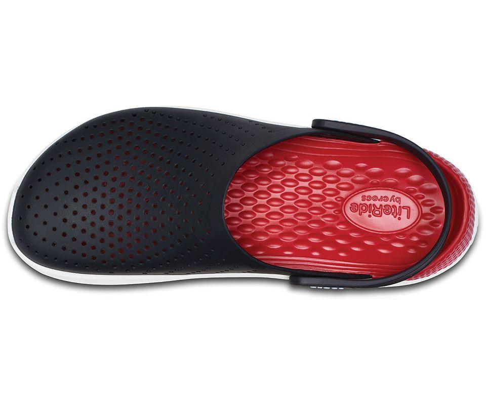 SỤC CROCS.. LITEDRIDE SIÊU MỀM ÊM (ĐEN/ĐỎ)