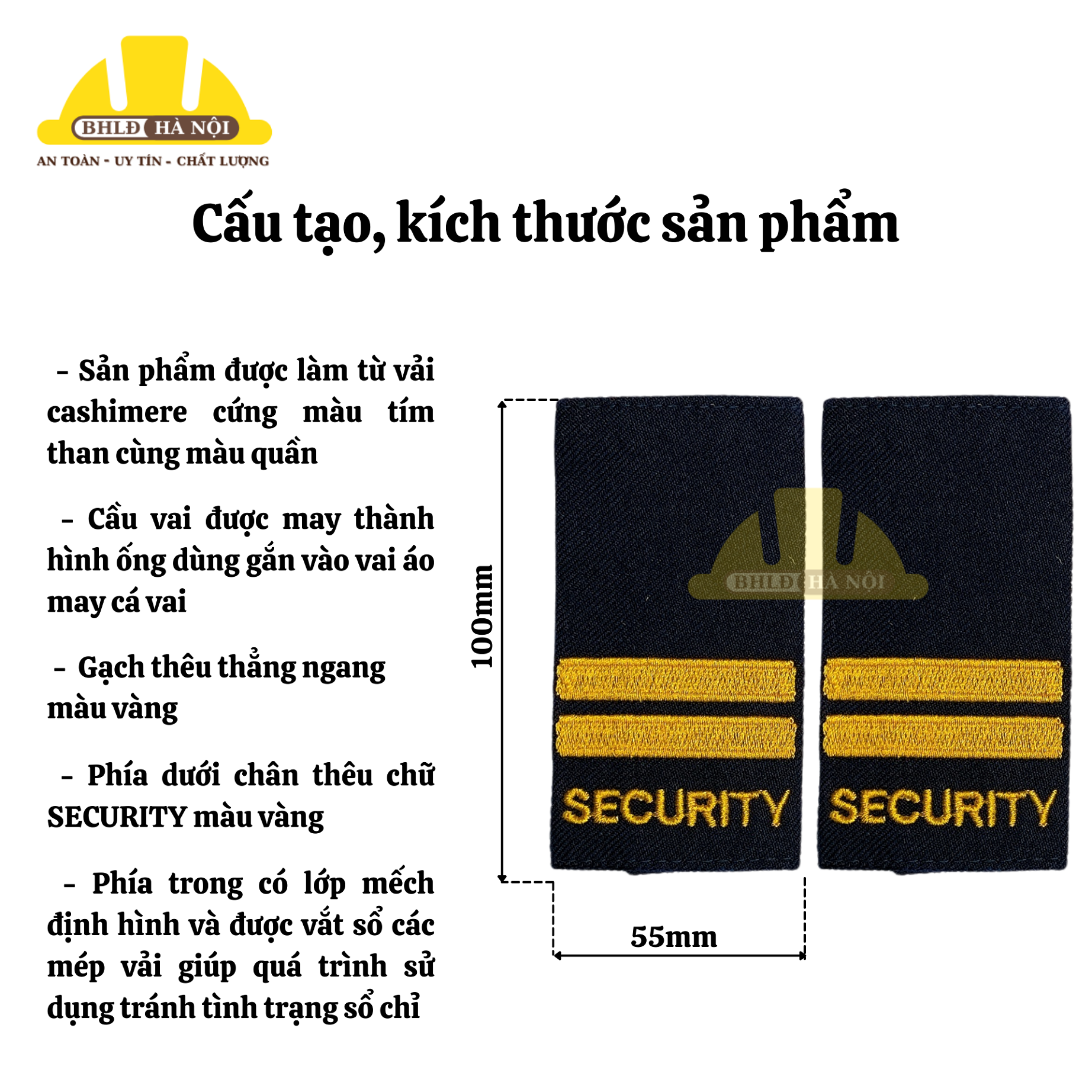 Cầu vai ống bảo vệ vạch ngang