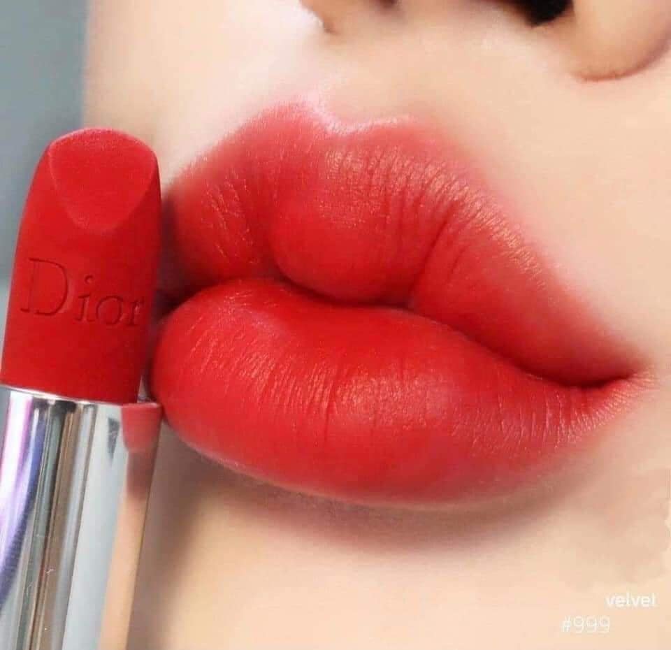 [Mini Full Box] Son Rouge 999 Velvet Mới 2021.