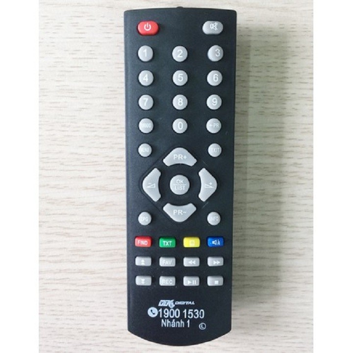 Điều Khiển Đầu Thu Kỹ thuật số VTC  19001530