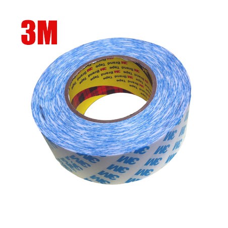 Băng keo 2 mặt 3M 90775 (Trắng phối xanh) 50mm x 50m