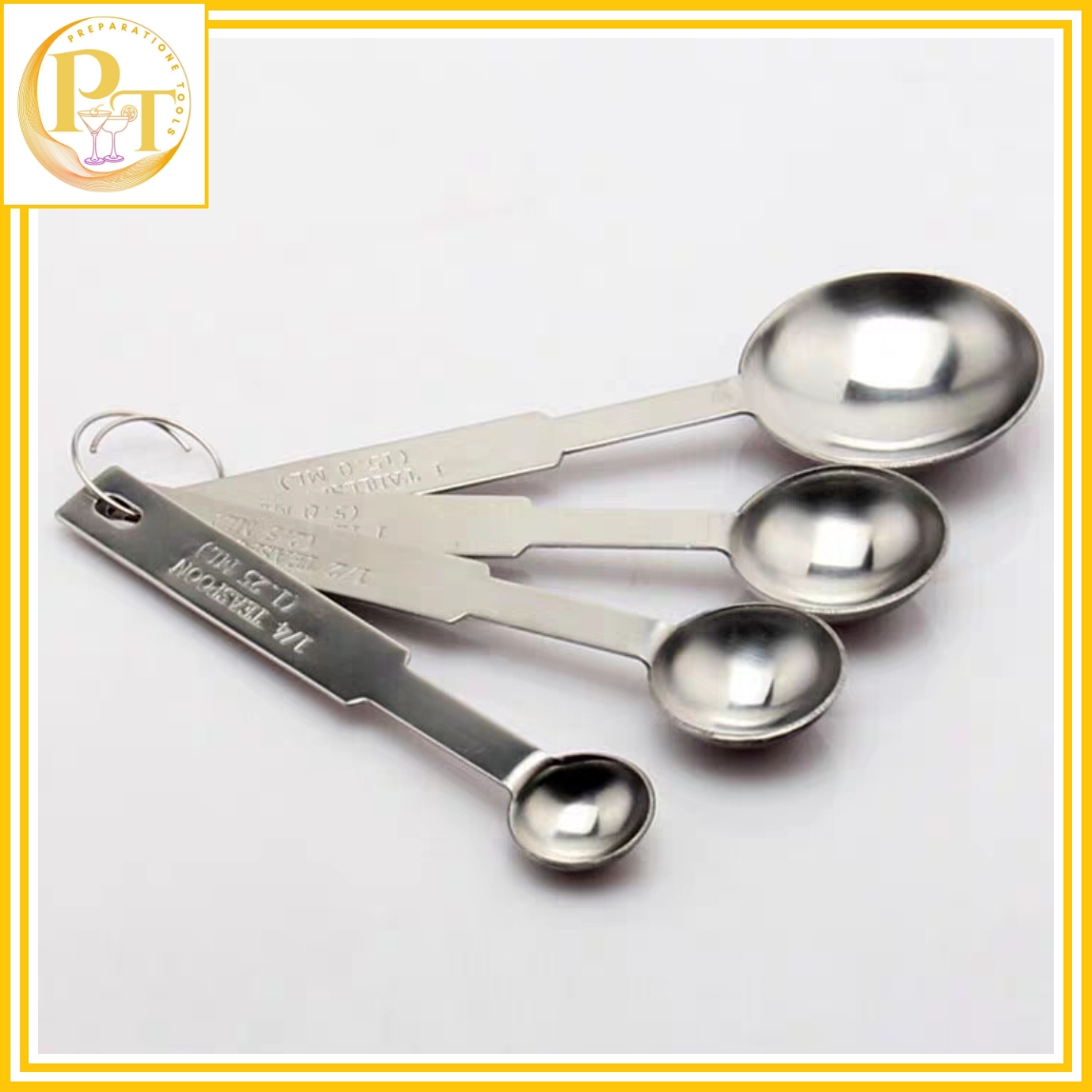 Bộ thìa đong inox 4 cái