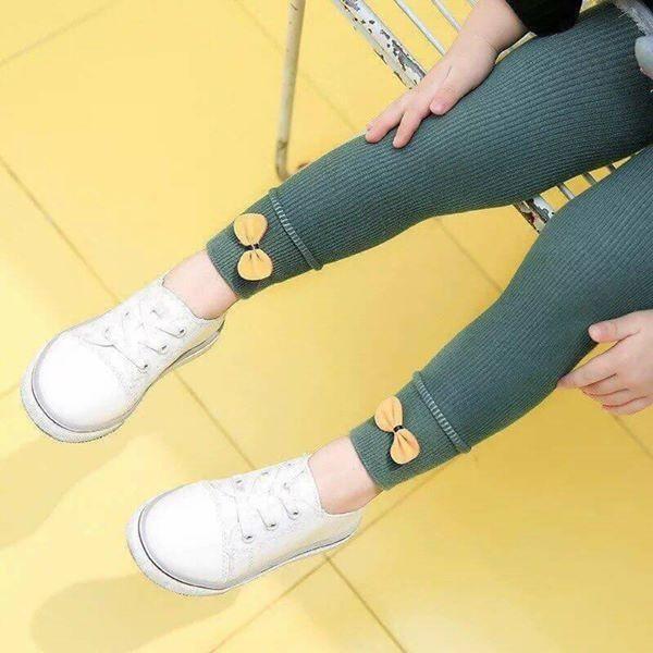 Quần Len Nơ Cho Bé Siêu Dễ Thương, Chất Dày Dặn
