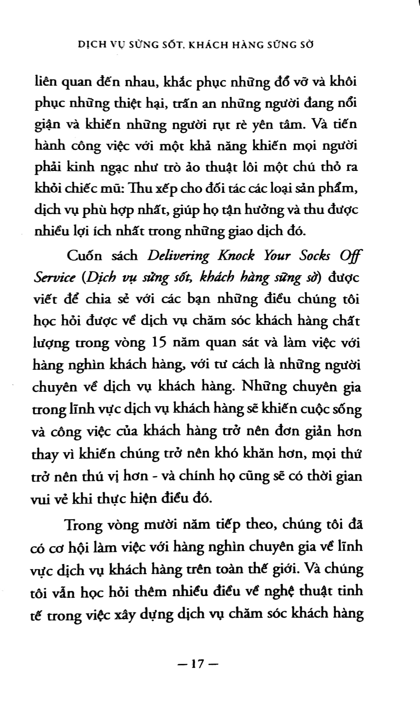 Sách Fahasa - Dịch Vụ Sửng Sốt Khách Hàng Sững Sờ (Tái Bản 2017)