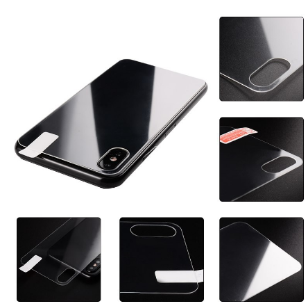 Dán cường lực mặt lưng iPhone X trong suốt