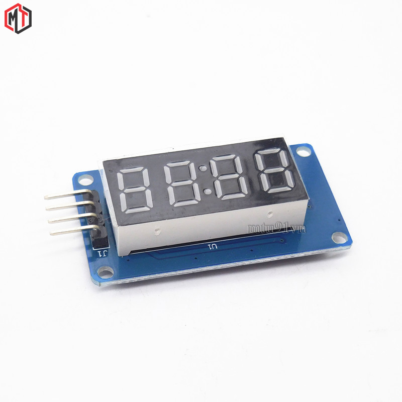 Mạch Hiển Thị 4 Led 7 Đoạn TM1637 (kiểu thời gian)