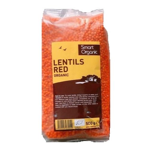 Đậu lăng đỏ hữu cơ 500g - Smart Organic