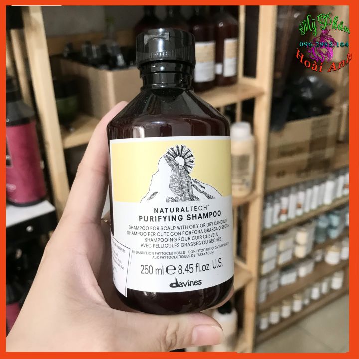 [Chính hãng] DẦU GỘI LÀM SẠCH GÀU DAVINES PURIFYING SHAMPOO 250ML
